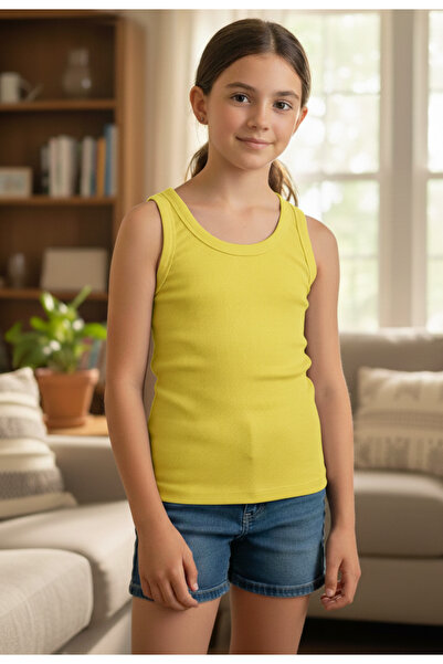 mrmpro Children's Corded Fabric Look Thick Strap Basic Undershirt Bodysuit 95...