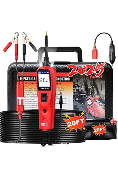 Autel PowerScan PS100 Automotive Circuit Tester - 20ft Cable, Built-in Circuit Breaker