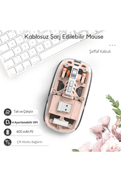 Datastar • ŞEFFAF KABLOSUZ MOUSE