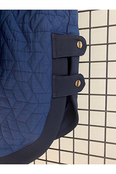 Armine Boy's Zippered Snap Detail Quilted Jacket Autumn-Winter