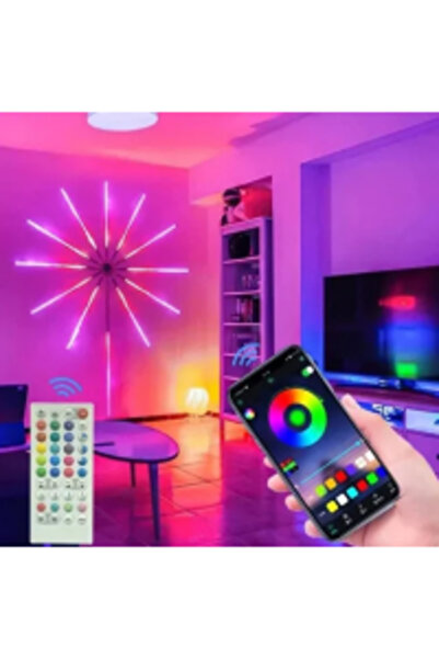 OEM Bandă LED cu artificii, Bluetooth/USB, Telecomandă/Control mobil, RGB, Si...