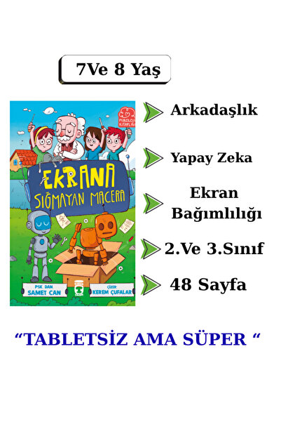 Timaş Çocuk Timaş Ekrana Sığmayan Macera 2.Ve 3.Sınıf Okuma Kitabı