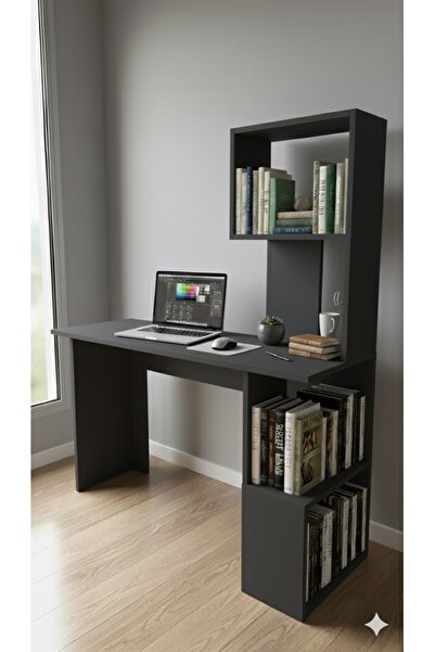 portisya PLANET çok raflı dekoratif kitaplıklı öğrenci çocuk genç şık çalışma...