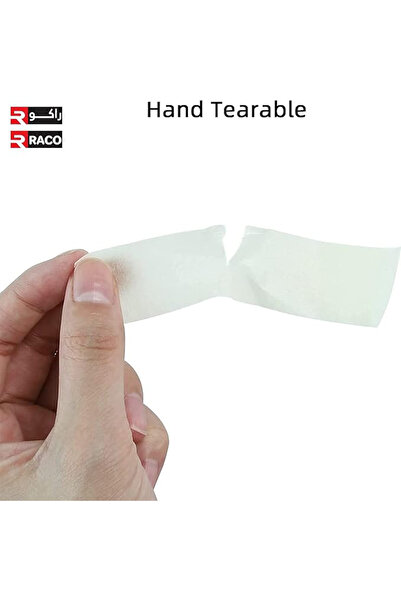 Raco White Masking Tape - Painters/Decorators Tape (2 INCH, Pack of 18)