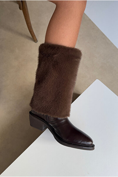 Mupa Shoes Γυναικείες Μπότες ΚΑΦΕ ΛΑΚΑΡΙΣΤΟ ΔΕΡΜΑ