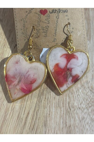 Lorys Boutique NATURAL FLOWER EARRINGS IN EPOXY RESIN