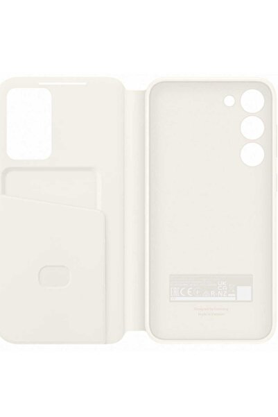 Samsung Smart View Wallet Case for Galaxy S23, Cream