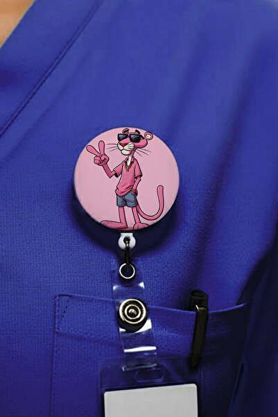 Ver-O Baskı Θήκη κάρτας Yoyo με σχέδιο Pink Panther – Επεκτεινόμενη θήκη για ...