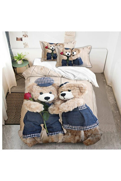 FIONNA.RO Finet Bed Linen 1 Person - Bears In Love