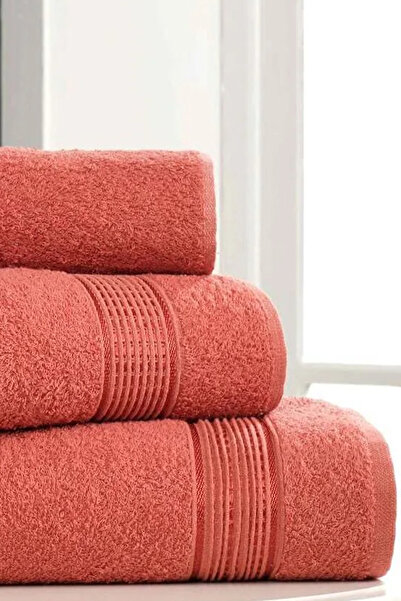 HRN Textile 3-Piece Cotton Ezgi Towel Set