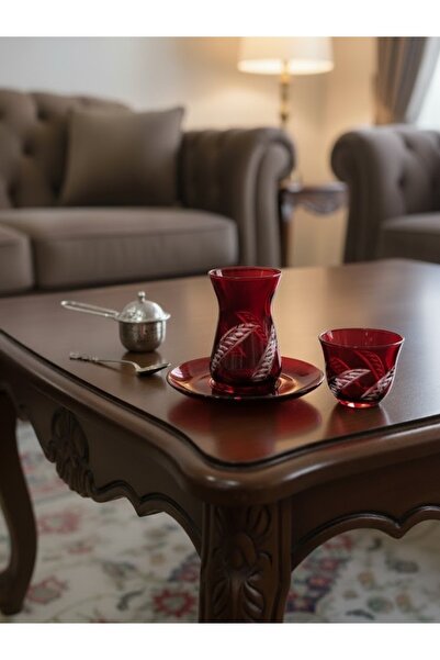 DECOSTYLE Colorful 18 Piece Tea Set