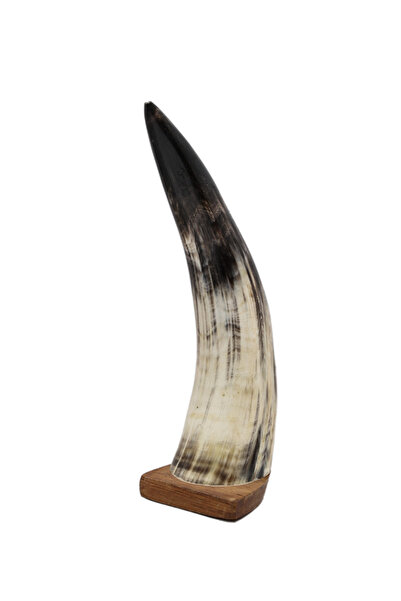 Generic Hand-Carved Stone Horn – Natural Decorative Sculpture | Elegant Home Décor Collection
