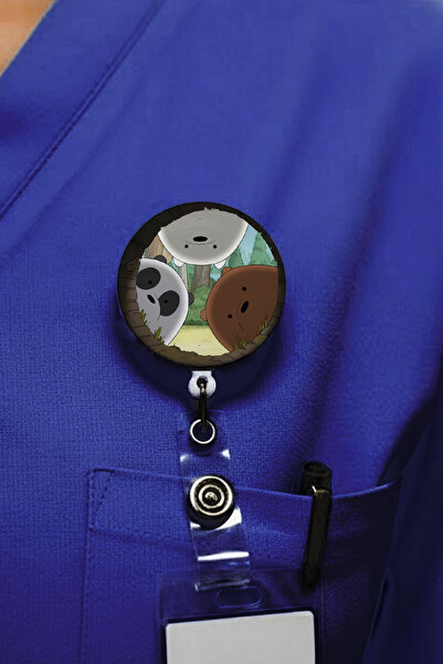 Ver-O Baskı Kafadar Ayarlar 3 Design Yoyo Θήκη για κάρτα ταυτότητας – Επεκτει...