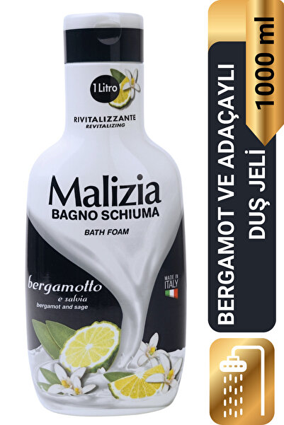 Malizia Duş Jeli Bergamot ve Adaçayı