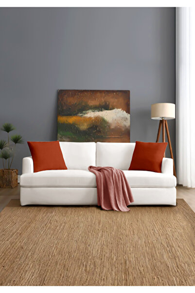 Monolisse Canvas 6-Piece Tile Liquid-Proof Stain-Resistant Throw Pillow Cover 45 X 45 cm