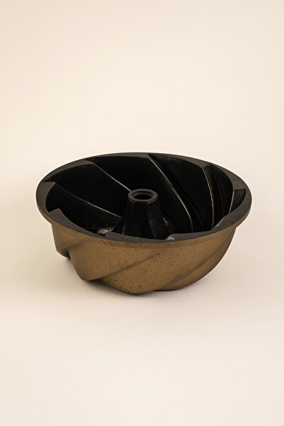 Mirilliahome Cast Granite Cake Mold – Wind-Shaped Non-Stick Cake Mold