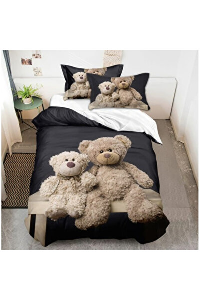 FIONNA.RO Finet Bed Linen 1 Person - Teddy Bears in Love