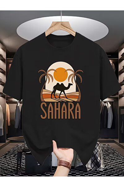İnazuma Outdoors Unisex Oversize Βαμβακερό T-shirt με στάμπα και κοντό μανίκι...