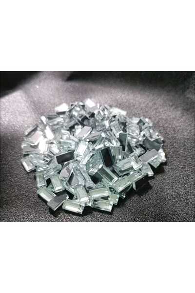 yiğit aksesuar Iron-On Stone - Shaped 5X10Mm Baguette (50 Grams - 300 Pieces)