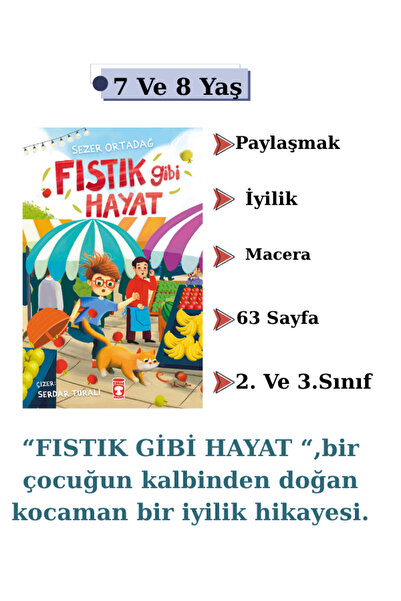 Timaş Çocuk Timaş Fıstık Gibi Hayat 2. ve 3.Sınıf Hikaye Kitabı- Sezer Ortadağ