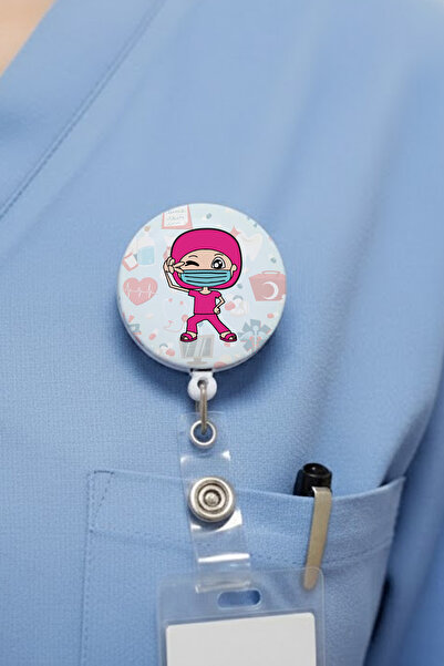 Ver-O Baskı Θήκη κάρτας Yoyo με σχέδιο Χορεύουσας Μασκοφόρας Νοσοκόμας – Επεκ...