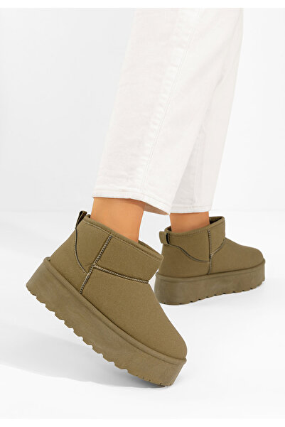 B T Shoes Cizme tip ogg Sereena verzi