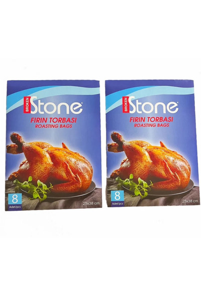 STONEC أكياس فرن حجرية 2 عبوة 8 قطع