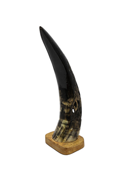 Generic African Hand-Carved Decorative Sculpture with Stand – Natural Stone-Inspired Accent
