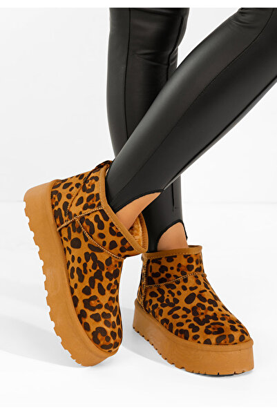 B T Shoes Cizme tip ogg Delvira animal print