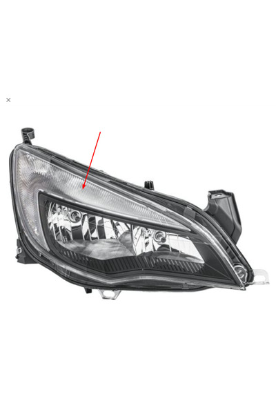 VWAG Far Camı Sag Led Tıp Opel Astra J 12 > 1216692CAM