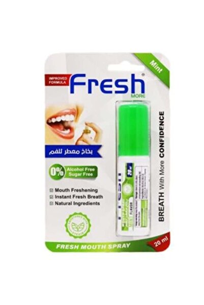 FRESH&MORE بخاخ معطر للفم نكهة النعناع من فريش , 20 مل