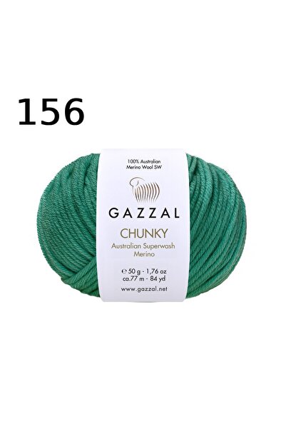 GAZZAL İPLİK Gazzal Chunky 100% Superwash australijska merino vuna 50 gr 77 m...