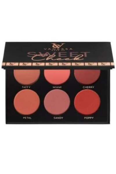 Vanessa Sweet Cheek Blush Set, 6 Colors