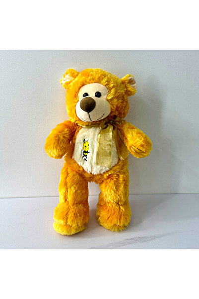 velve Plush toy, Honey, Height 42 cm, Orange
