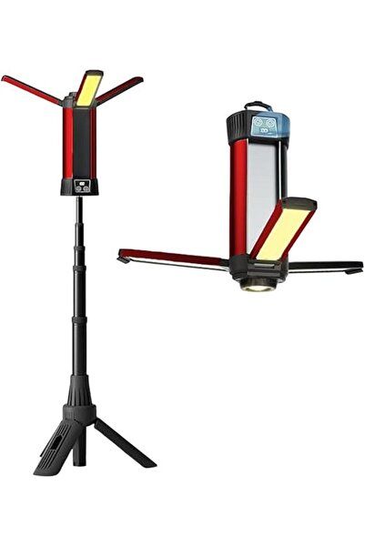 MR.SMART F.T.C Mr Smart LED Work Light with Telescoping Stand, Wireless Rechargeable, Magnetic Base