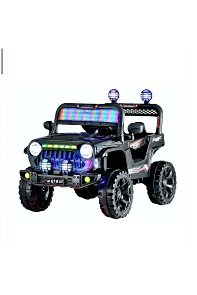Generic 12V Kids Electric Jeep – Dual Motors, Remote Control, LED Lights, Bluetooth, USB, Opening Doors