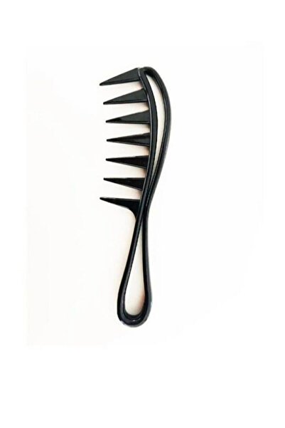 EKİDORA Women and Men Black Wide Tooth Hair Comb Professional Styling Comb