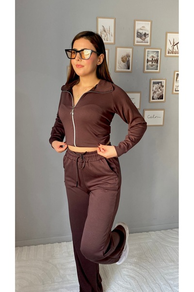 Velista Modal Fabric Zipper Tracksuit Set