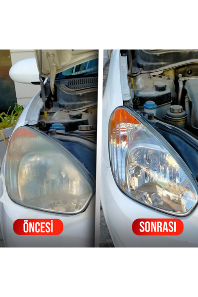 kraftech Yeni Nesil Premium I Buharlı Far Temizleme Sıvısı Ve Parlatma Solüsyonu I 1 Kg X 24 Adet - 2 Koli