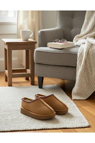 Slipcat Γυναικείες μπότες Γυναικεία παπούτσια Κοντές μπότες με γούνα μέσα Μοντέλο