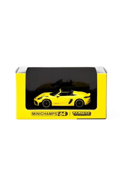 Tarmac 1/64 Porsche 718 Spyder Rs Racing Yellow T64Mc-008-Ry