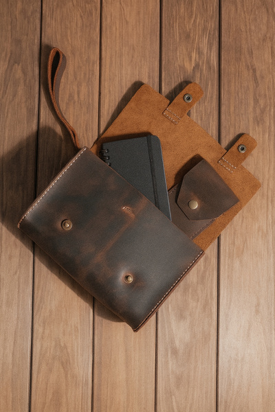 Colermi 100% Genuine Leather Handbag – Everyday Use and Travel Organizer