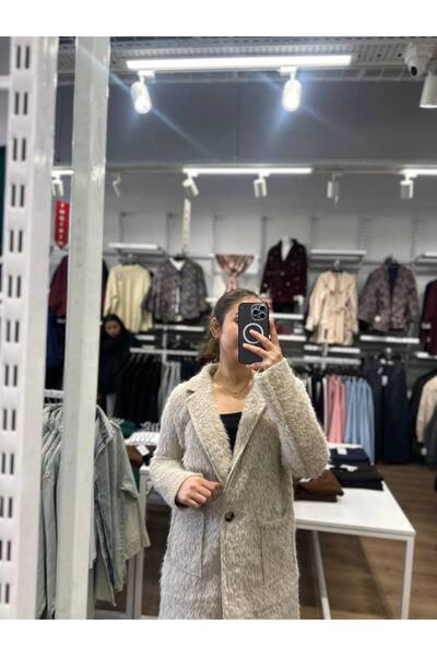 Oxion Soft Touch Tüylü Uzun Kaban