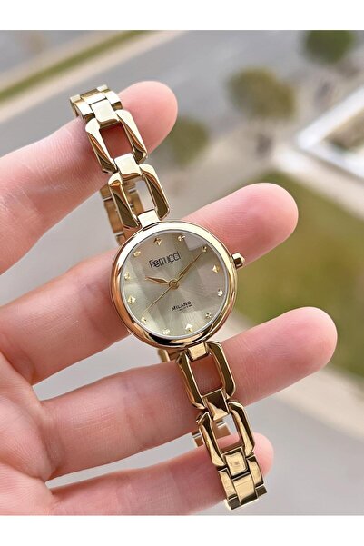 Ferrucci Vintage Mini Steel Cord 2 Years Warranty New Season 30 Mt Water Resistant Women's Wristwatch B