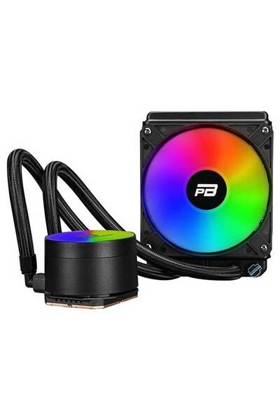 Rampage Powerboost Noble 120 Pb‑Lcs‑Yc120 120mm Rgb Liquid Cooled Processor Fan