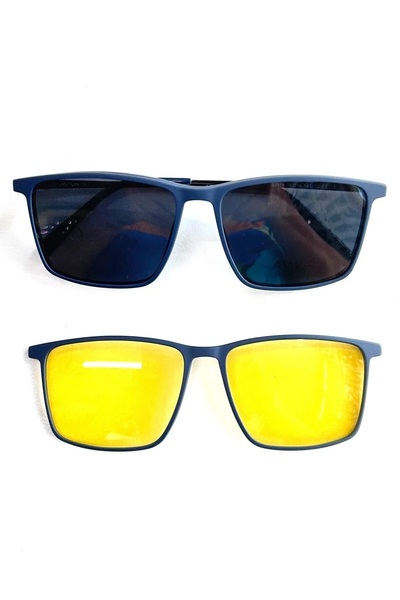 Avva 2118 C3 Polarized&Anti-Glare Clip-On Unisex Sunglasses