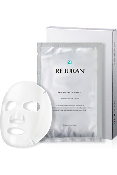 REJURAN Skin Protection Mask, c-PDRN – Hydrating & Soothing Facial Sheet Mask, 5-Pack