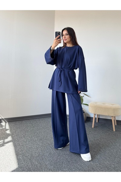 VOICTEC Women's Modal Two-Piece Set with Drawstring Detail