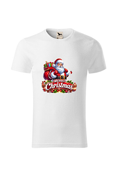 Tricou Copii Personalizat cu Moș Craciun. Bumbac 100%