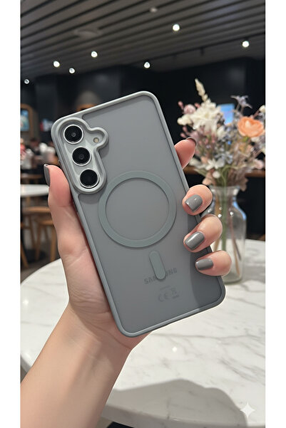 Hatreds Galaxy S25 FE Telefon Kılıfı Magsafe Uyumlu Şeffaf Mat Darbe Koruyucu...